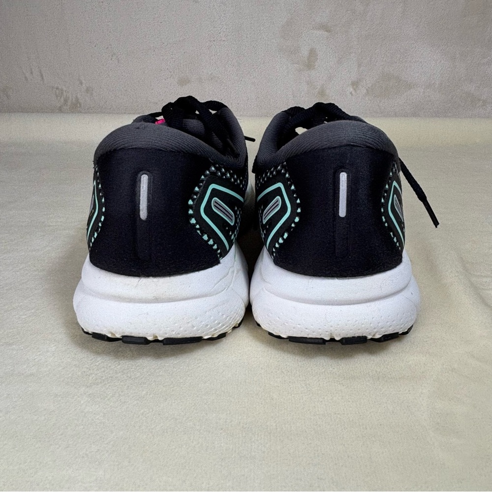 Brooks Ghost 14 Women's US 9.5 Black & Pink Athletic Sneaker Running Shoes - Picture 5 of 9